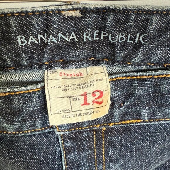 Vintage Y2K (2005) Banana Republic Low Rise Boot Cut Jeans Sz 14 / 32 - Picture 6 of 9
